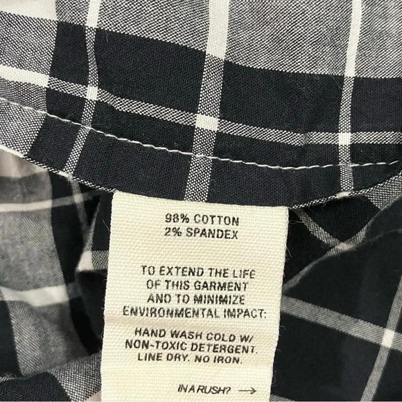 Alex Mill Plaid Tunic Top - Picture 6 of 6